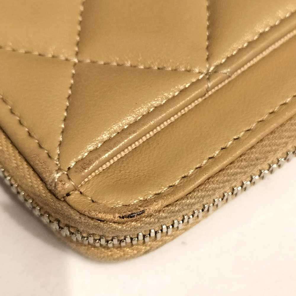 CHANEL Brown Lambskin Leather Logo Mini Bag - Picture 7 of 7